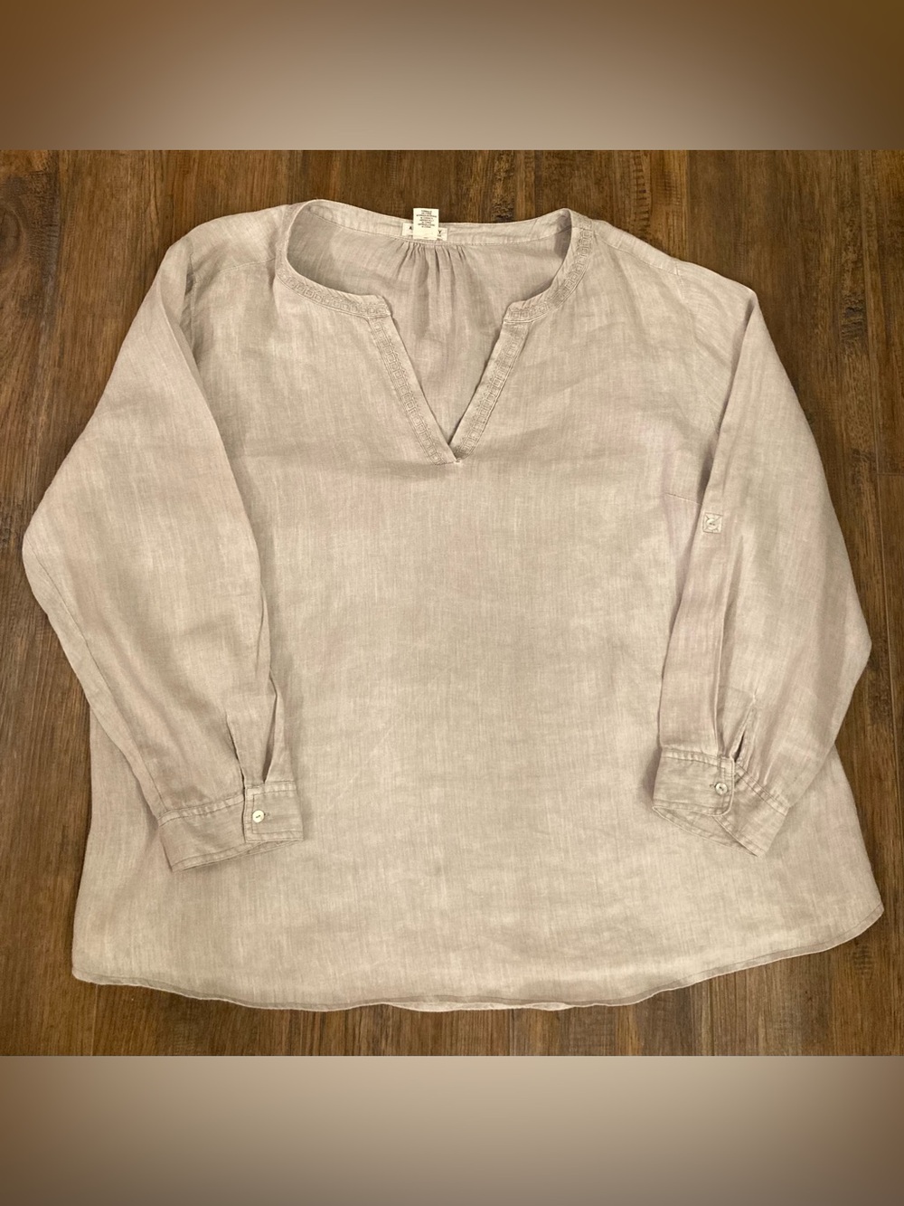 Artisan NY 100% Linen Women’s Tunic Top